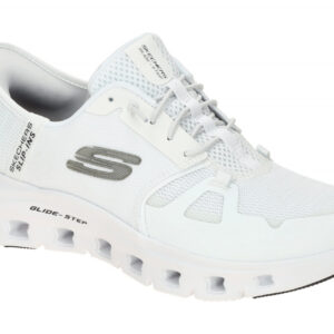 Skechers GLIDE STEP 150420 WHT wei? - sportliche Slipper f?r Damen