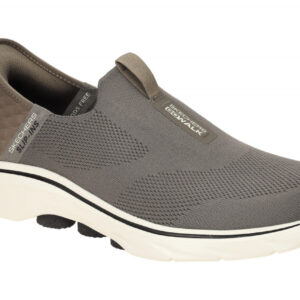 Skechers GO WALK 7 216641 BRN dunkel-grau - sportliche Slipper f?r Herren