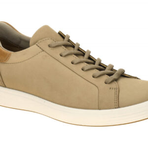 Ecco SOFT 7 MENS 47082461560 taupe - sportliche Slipper f?r Herren