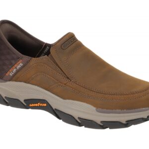 Skechers RESPECTED 204810 CDB braun - Slipper f?r Herren