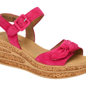 Gabor 64.653.10 pink - Riemchen Sandale f?r Damen