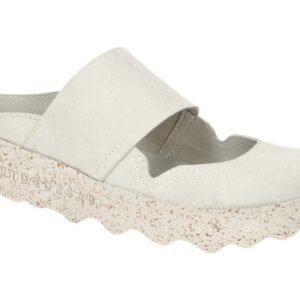 Asportuguesas CANA L P018176006 hell-grau - bequeme Pantolette f?r Damen