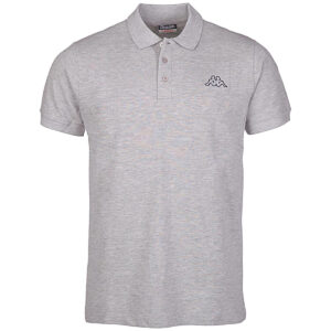Kappa Unisex Polo Shirt Damen Herren 303173 grau