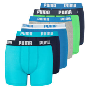 Puma Boxershorts Jungen Kinder Unterhose Unterwäsche 6 er Pack