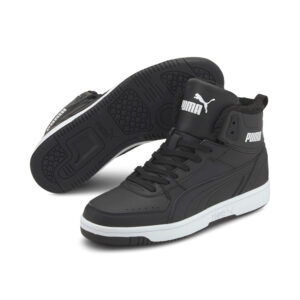 Puma Rebound JOY Fur Winterstiefel Boots Herren Sneaker gefüttert 375576 schwarz