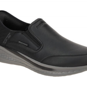 Skechers SLADE 205237 BLK schwarz - Slipper f?r Herren