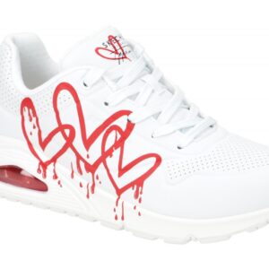 Skechers UNO 177980 WRD wei? - sportliche Halbschuhe f?r Damen