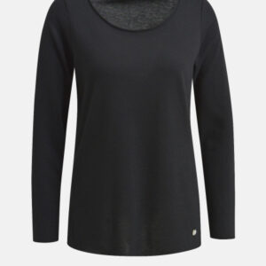 SMITH & SOUL Damen Langarmshirt, schwarz