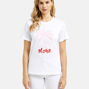 SMITH & SOUL Damen T-Shirt, weiß