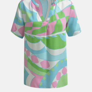 MILANO ITALY Damen Bluse, hellblau