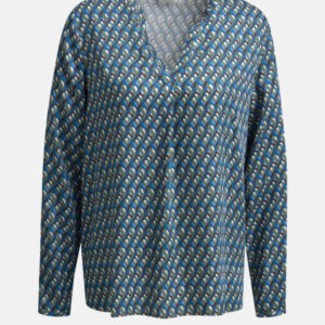 MILANO ITALY Damen Bluse, blau