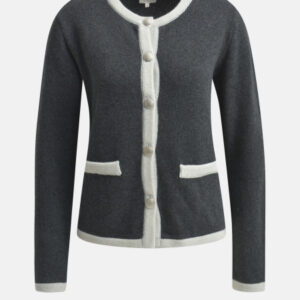 MILANO ITALY Damen Strickjacke, anthrazit