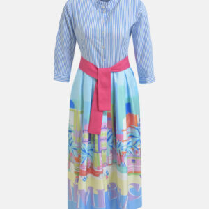 MILANO ITALY Damen Kleid, hellblau