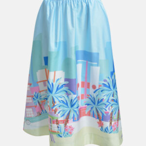 MILANO ITALY Damen Rock, hellblau