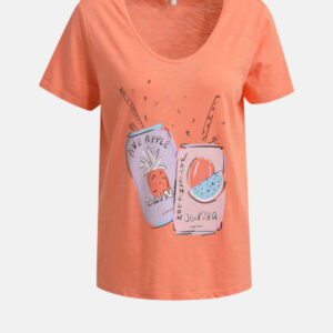 MILANO ITALY Damen T-Shirt, orange