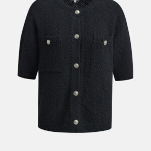 MILANO ITALY Damen Strickjacke, schwarz