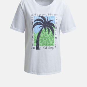 MILANO ITALY Damen T-Shirt, weiß