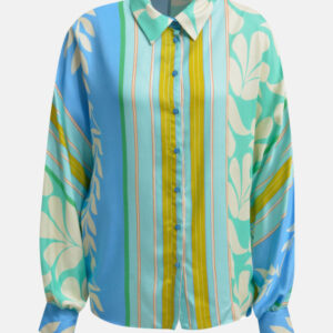 MILANO ITALY Damen Bluse, blau