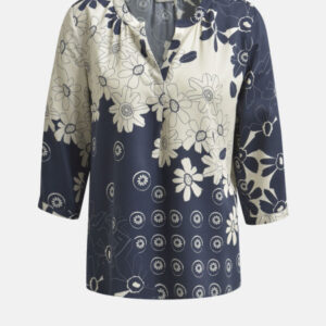 MILANO ITALY Damen Bluse, navy