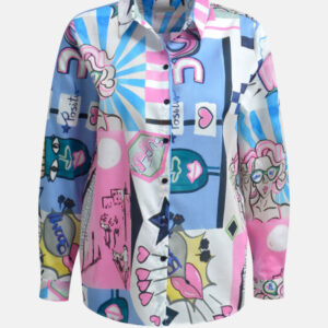 MILANO ITALY Damen Bluse, pink