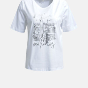 MILANO ITALY Damen T-Shirt, weiß