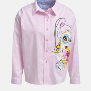 MILANO ITALY Damen Bluse, rosa