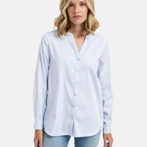 MILANO ITALY Damen Bluse, hellblau