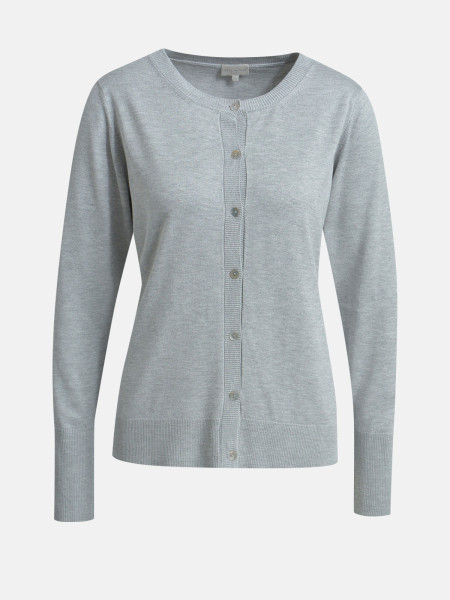 MILANO ITALY Damen Strickjacke, grau 1 MILANO ITALY Damen Strickjacke, grau