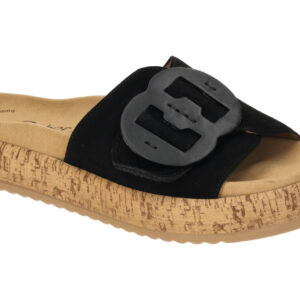 Gabor 63.760.17 schwarz - bequeme Pantolette f?r Damen