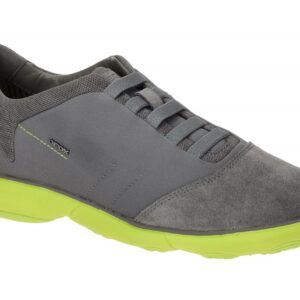 Geox NEBULA U52D7B01122C9055 dunkel-grau - bequeme Slipper f?r Herren