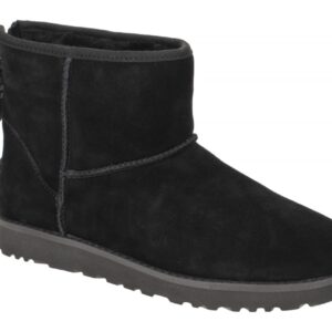 UGG CLASSIC MINI LOGO ZIP 1122671 blk schwarz - Winterstiefel f?r Damen