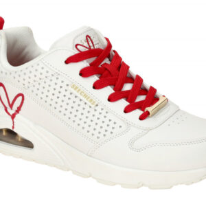 Skechers UNO 177991 WRD wei? - sportliche Halbschuhe f?r Damen