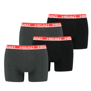 Head Herren Basic Boxer Pant Shorts Unterwäsche Unterhose 4 er Pack