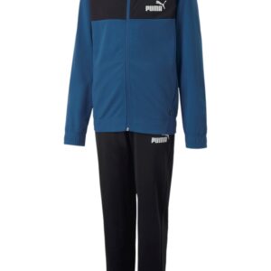 Puma Poly Suit cl B Kinder Unisex Trainingsanzug Sportanzug 589371 17 Blau