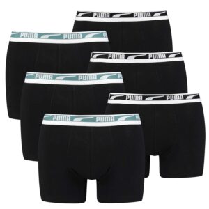 Puma Herren Boxer Boxershorts Men Unterhose Multi Logo Pant Unterwäsche 6er Pack...