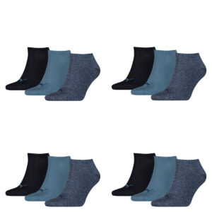 12 Paar Puma Sneaker Invisible Socken Gr. 35 - 49 Unisex für Damen Herren Füßlin...