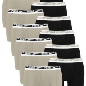 Puma Herren Boxer Boxershorts Men Unterhose Multi Logo Pant Unterwäsche 12er Pac...