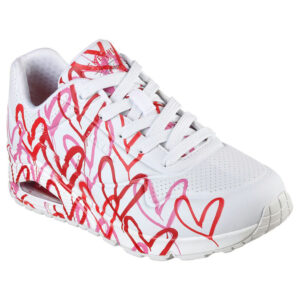 Skechers Street UNO SPREAT THE LOVE Sneakers Women Mädchen JGoldcrown weiss