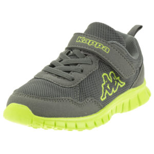 Kappa Unisex Kinder Sneaker Turnschuh 260982BCK 1633 Grey/Lime