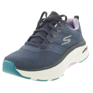 Skechers MAX CUSHIONING ARCH FIT Sneakers Laufschuhe Fitness Damen blau 128308