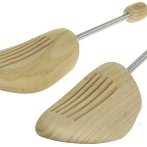 1 Paar Holz Spiralfeder Schuhspanner AUS HOCHWERTIGEM HOLZ Echtholz NEU Herren /...