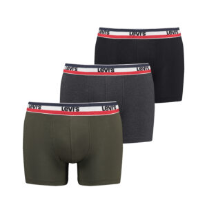 3er Pack Herren Levis SPRTSWR LOGO BOXER BRIEF Boxershorts Unterwäsche Pants