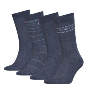 4 Paar Tommy Hilfiger Herren TH Men Giftbox 4P Gr. 39 - 46 Business Socken Gesch...