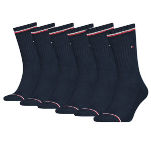 6 Paar TOMMY HILFIGER Herren ICONIC Socken Gr. 39 - 49 Tennis Socken