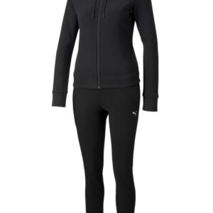 Puma Damen Classic Hooded Sweat Suit FL Trainingsanzug Sportanzug 589132 schwarz