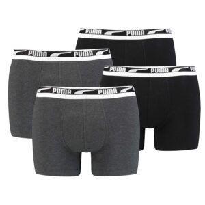 Puma Herren Boxer Boxershorts Men Unterhose Multi Logo Pant Unterwäsche 4er Pack...