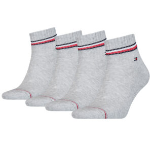 4 Paar TOMMY HILFIGER Herren ICONIC QUARTER Gr. 39 - 49 Sneaker Socken