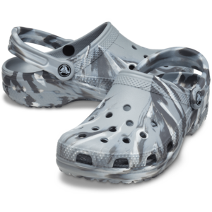 Crocs Marbled Classic Clog Unisex Erwachsene 206867-0ES grau