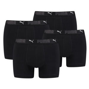 PUMA Boxershorts Herren 4er Pack Sport aus organischer Baumwolle / Unterwäsche M...