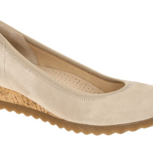 Gabor 82.641.32 beige - Ballerina - Halbschuhe - Slipper f?r Damen